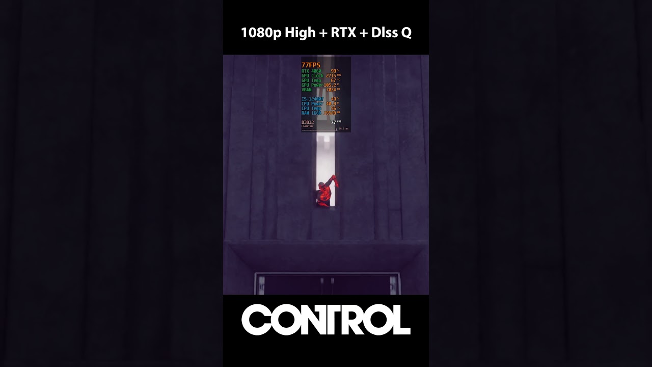 Control | RTX 4060 & i5 12400F FPS TEST  