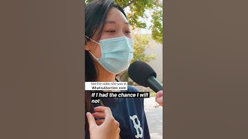 "I think abortion is not a good thing. It
