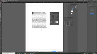 InDesign Drop Cap, Filler Text and Hyphenate