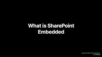 What is SharePoint Embedded