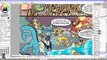 Coloring more Panic!! Mysterious Dungeons! Page 59-60