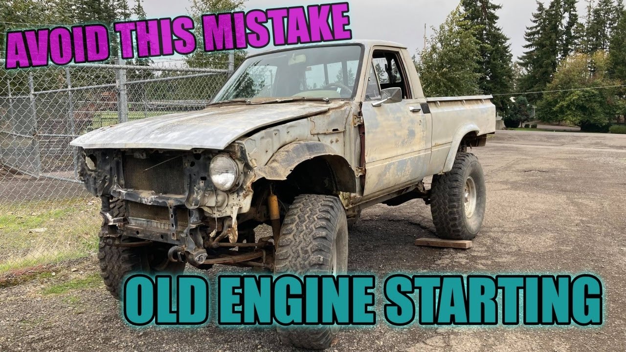 Engines Sitting Many Years AVOID THIS MISTAKE Toyota Pickup