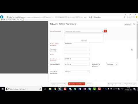 Vidéo 4 Zoho books Factures fournisseurs français