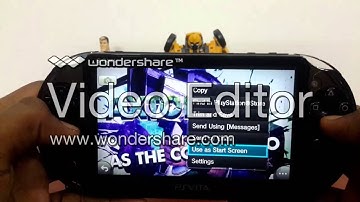 PS VITA:How to change start screen wallpaper