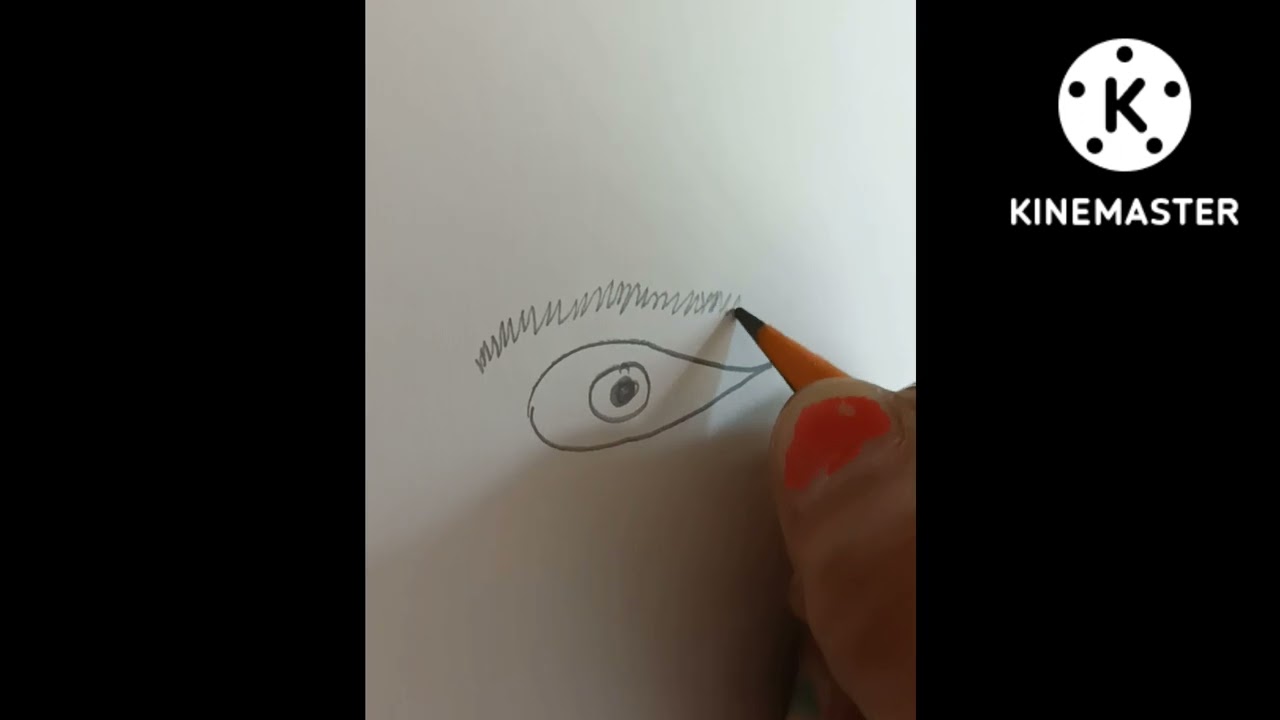 Creative eyes/eyes ki drawing kase bnaye/How to Easily Draw Eyes in