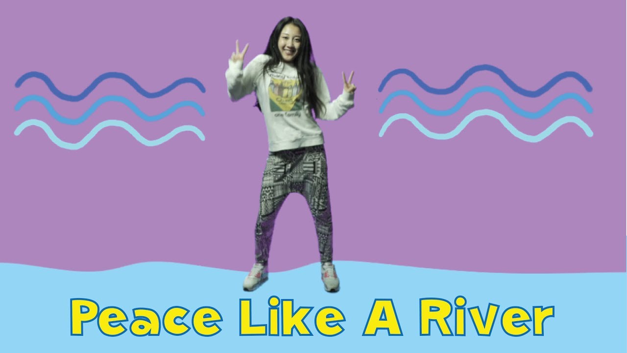 Peace Like A River | Kids Worship Motions With Lyrics | Cj And Friends