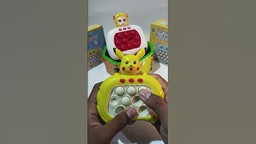 Playing push game pikachu, pop it elektrik, push game challenge, asmr, #popit #toys