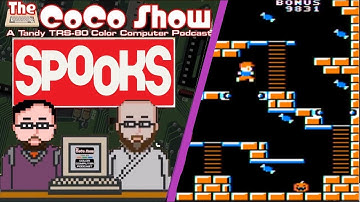 Spooks is one of the BEST platformers on Tandy TRS-80 Color Computer!  Get SPOOKED on CoCo Show!