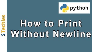 Python Print Without Newline