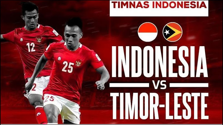 INDONESIA VS TIMOR LESTE 2022 (4-1) FULL TIME