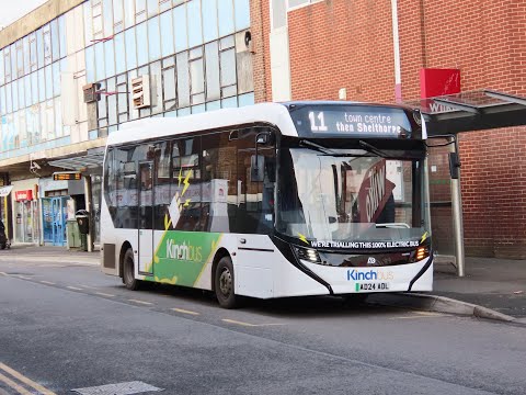Kinchbus - ADL Enviro 100 EV demo 999 (AD24 ADL) ride on Kinchbus 11