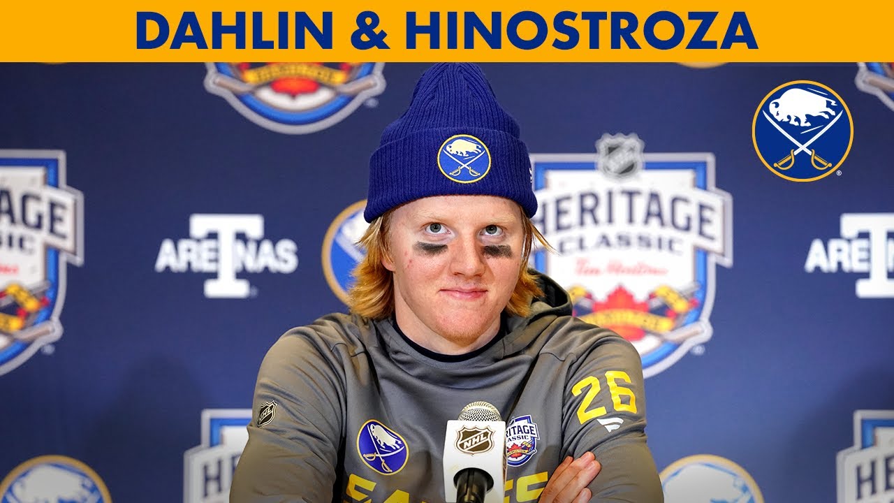 Bardown] Rasmus Dahlin arrives in style on skate guards with