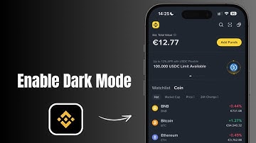How to Enable Dark Mode on Binance? 