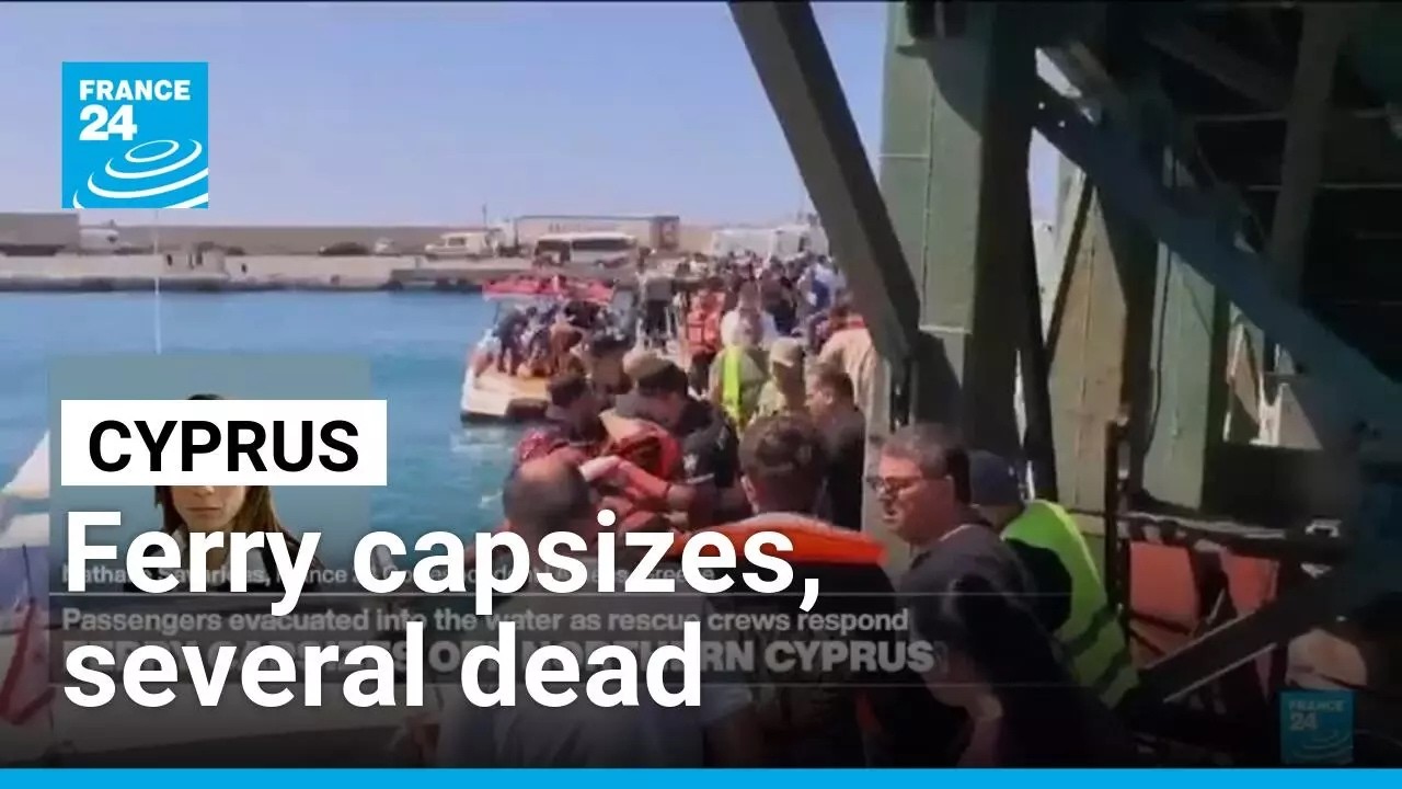 Ferry carrying more than 260 people capsizes off northern Cyprus • FRANCE 24 English