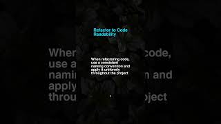 Refactor To Code Readability