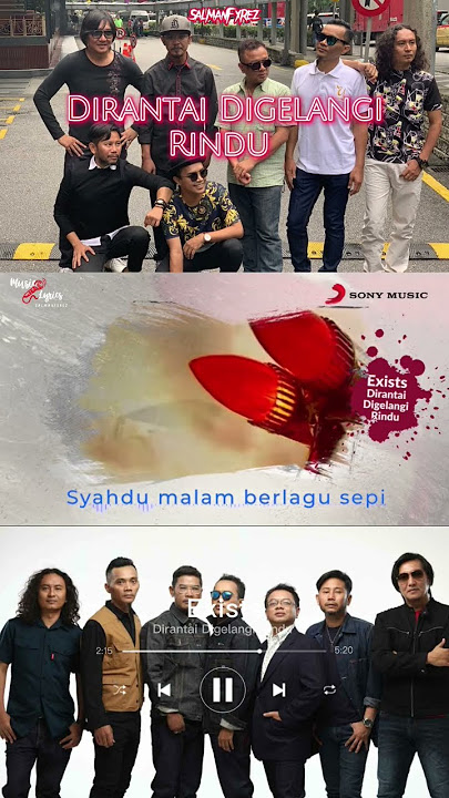 Dirantai Digelangi Rindu - Exists #youtubeshorts #liriklagu #lyrics #exist @salmanfxreztv