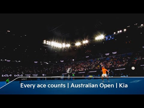 Every ace counts|Australian Open|Kia
