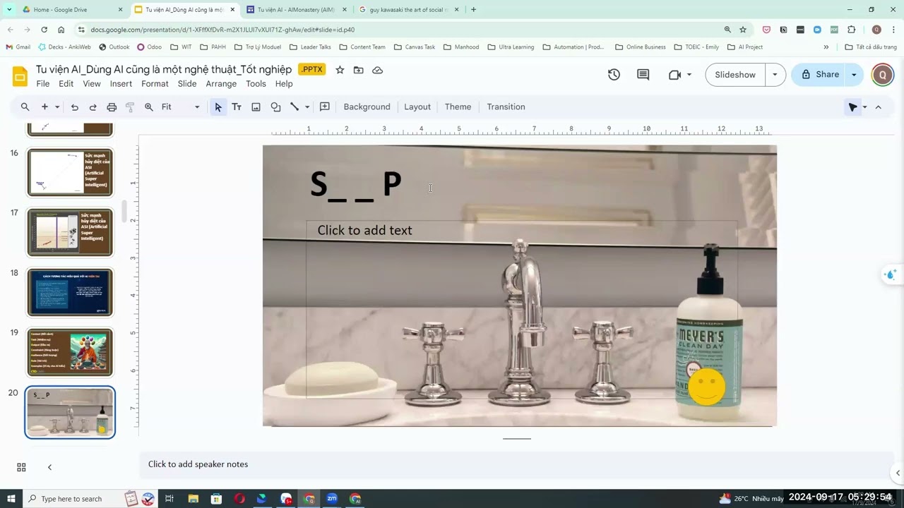 Outline Video Tất cả mọi thứ tôi dạy tại Tu viện AI chỉ trong 20 phút