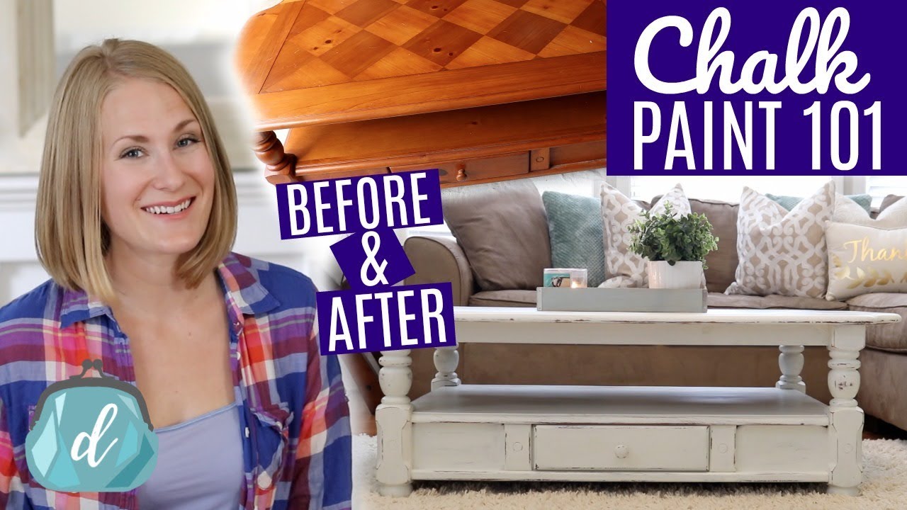 Diy Farmhouse Table Best Way To Chalk Paint Furniture Youtube