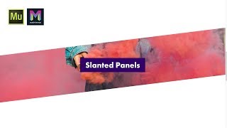 Slanted Panels Widget | Adobe Muse CC | Muse For You