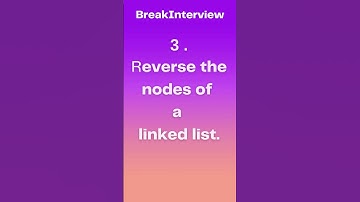 Top 5 Linked List Interview Questions #shorts
