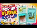 Easy Pop Up Slider Card Tutorial | Interactive Card Making for Beginners | Craft O&rsquo;Clock Academy