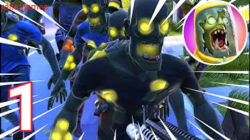 Zombie Horde - Gameplay Walkthrough Part 1 Defeat All Zombies iOS/Android