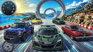 Crazy Sky Track Racing Challenge 2026 🔥 | Extreme Speed Car Racing Android Gameplay screenshot 3