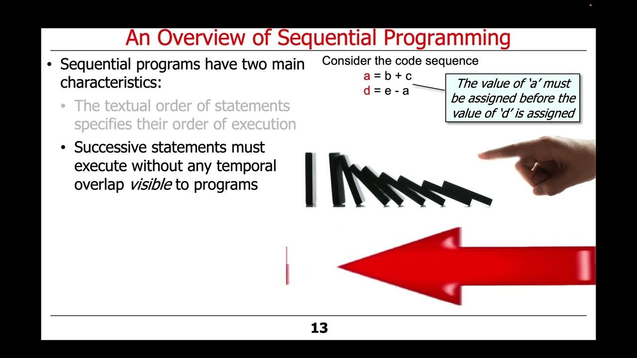 Overview of Sequential Programming Concepts - YouTube