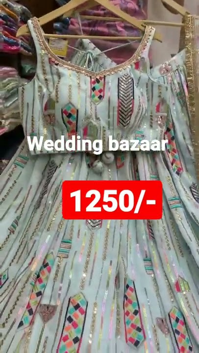 crop Top cheapest range. 1250/-wedding bazaar in chandni chowk