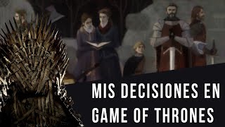 Mis Decisiones de Game of Thrones de Telltale Games