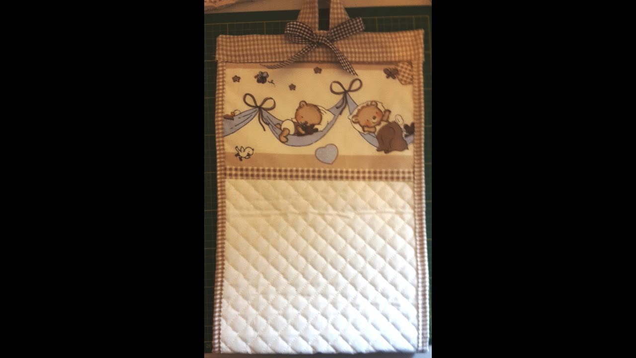 porta pannolini da parete cucito creativo FACILISSIMO!