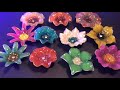 Amazing Easy Way to Create Faux Stone Flowers from Polymer Clay.