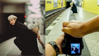 Quick Photoshoot in Berlin Subway Station