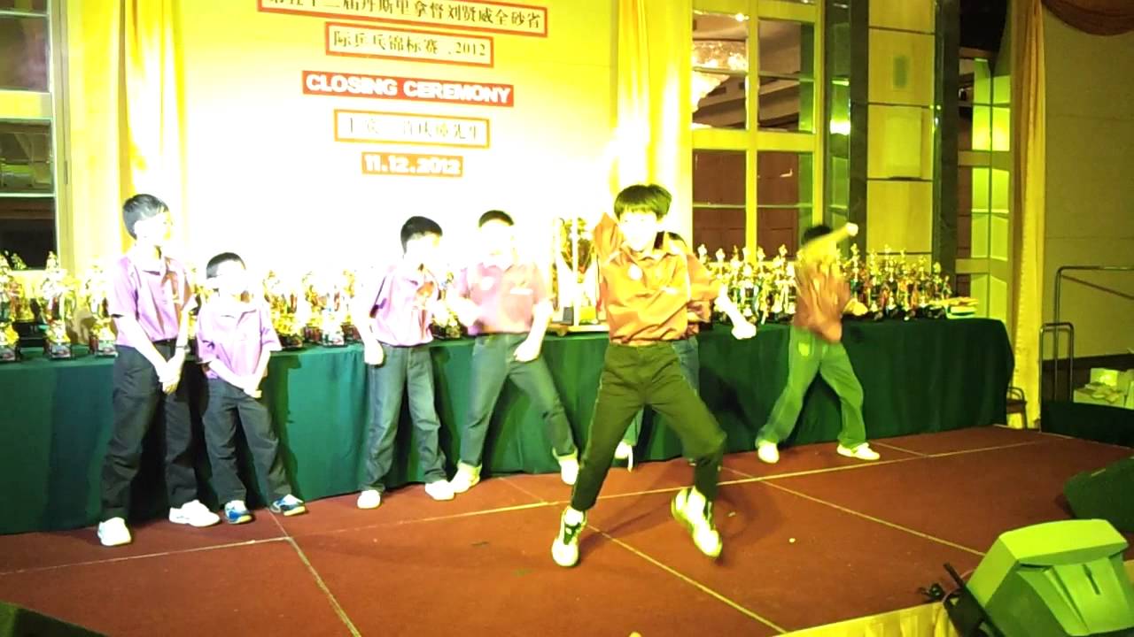 Kuching Table Tennis Team 2012 Gangnam Style in Miri YouTube