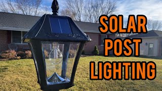 Gama Sonic Solar Light Install