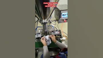 Powder filling machine | powder filling machine | doypack filling machinery | semiautomatic