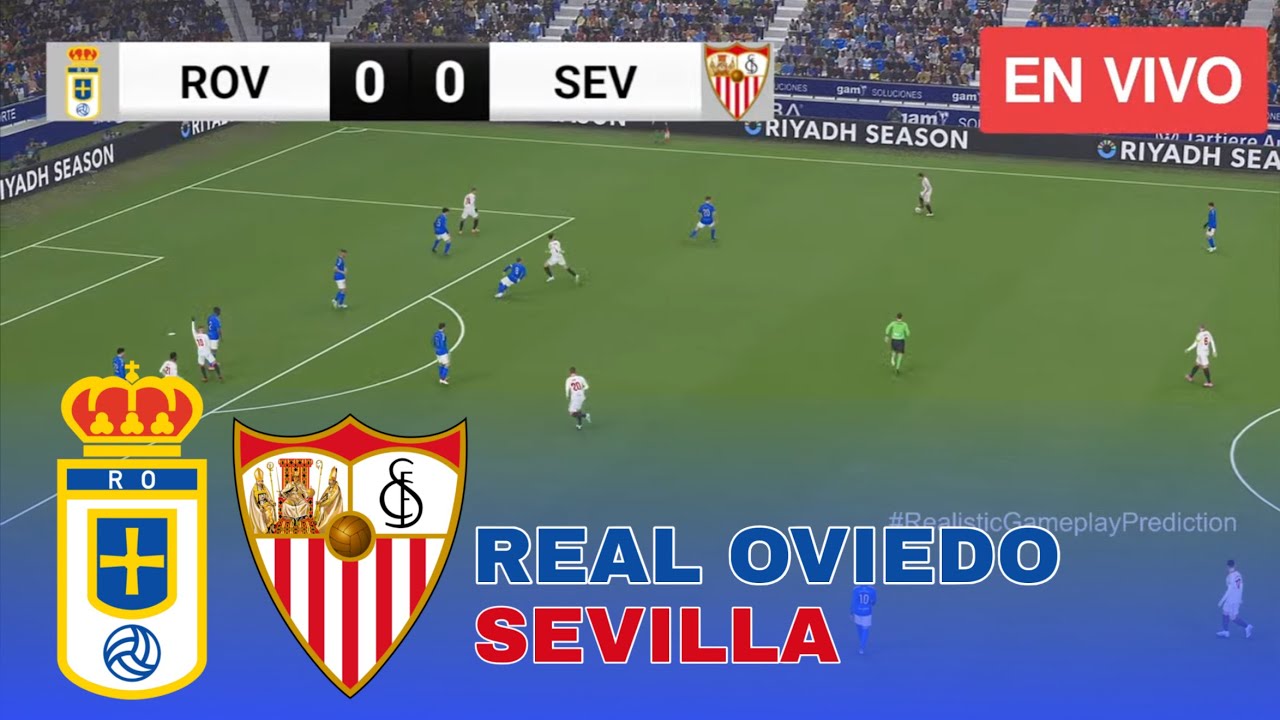 Real Oviedo vs Sevilla La Liga 2026 Match Simulation PES 21 - YouTube