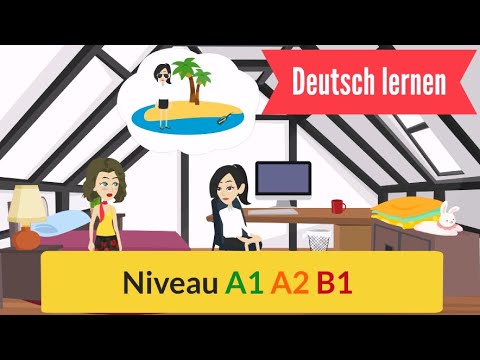 Alltag Deutsch lernen mit einfachen Sätze | a1 a2 | Everyday life Learn ...