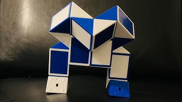 Magic snake: how to make a robot.(24 pieces).🤖