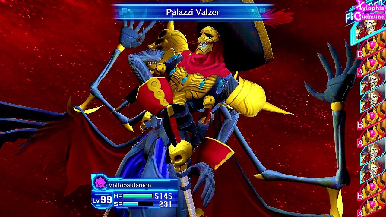 『Xylophia Gudmund』 Piedmon Myotismon to Boltboutamon Evolution Line