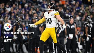 HIGHLIGHTS: T.J. Watt's Top Plays of 2022 | Pittsburgh Steelers