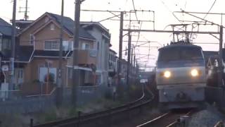 JR貨物 EF66-126号機(吹田)+コキ24両 貨物列車67レ 2019.04.20