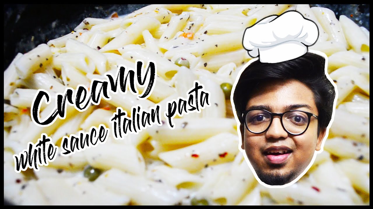 Delicious Restaurant style "white sauce italian pasta" at home YouTube