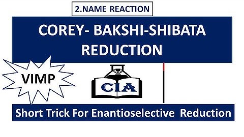 Corey Bakshi-Shibata reduction || CIA || CBS Catalyst||CSIR-NET||GATE||IIT-JAM||IIT-JEE||NEET||BHU