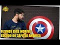 D.I.Y COMO FAZER O ESCUDO DO CAPITÃO AMERICA DE MANEIRA SIMPLES COM RESULTADO INCRÍVEL - TUTORIAL