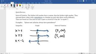 MTH 161 1/13/22 Lecture: Review, 1.1, 1.2