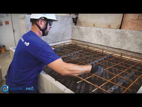 Vidéo: Treillis d'armature pour renforcer la maçonnerie en béton