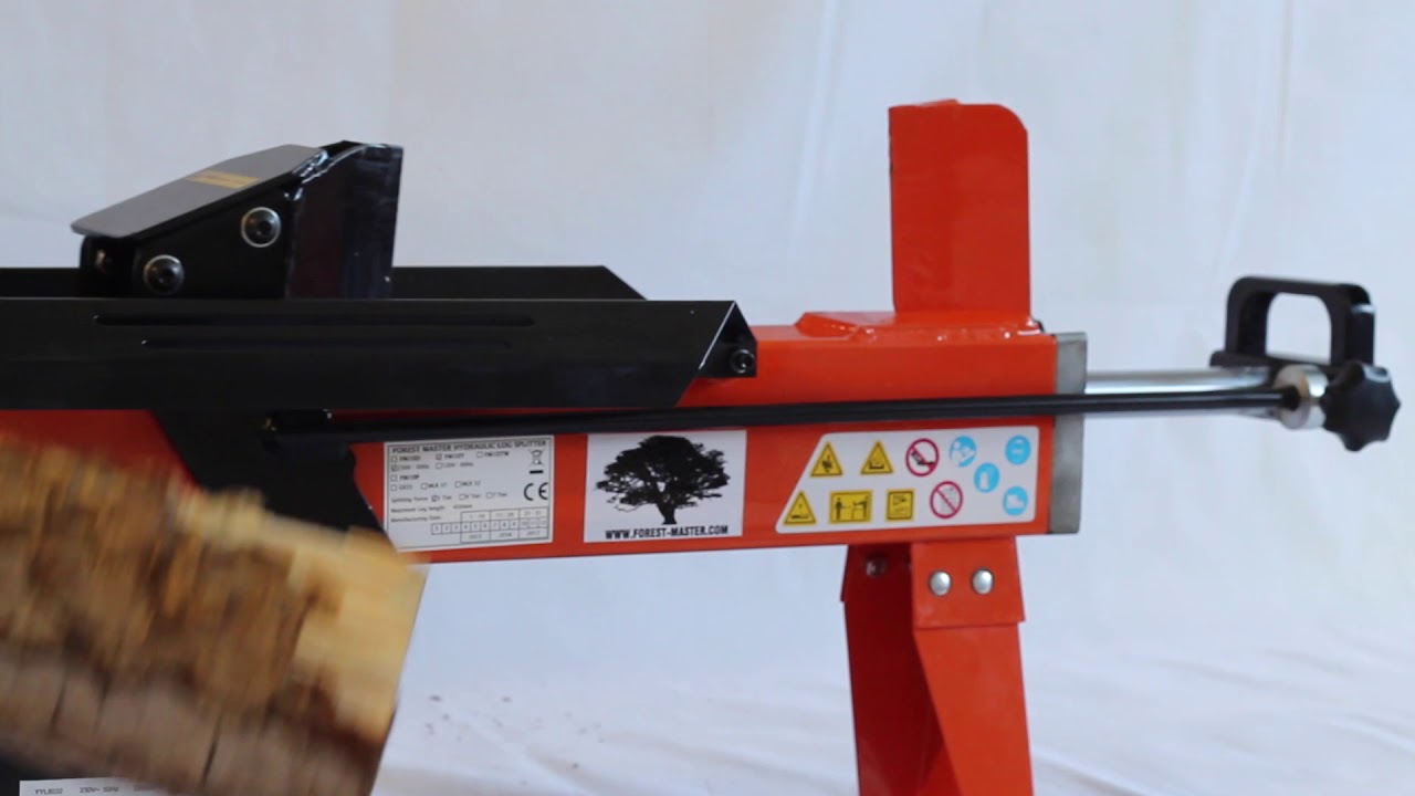 FOREST MASTER VARIOUS TONNAGE HORIZONTAL ELECTRIC HYDRAULIC LOG SPLITTER WITH STAND - FM10TW