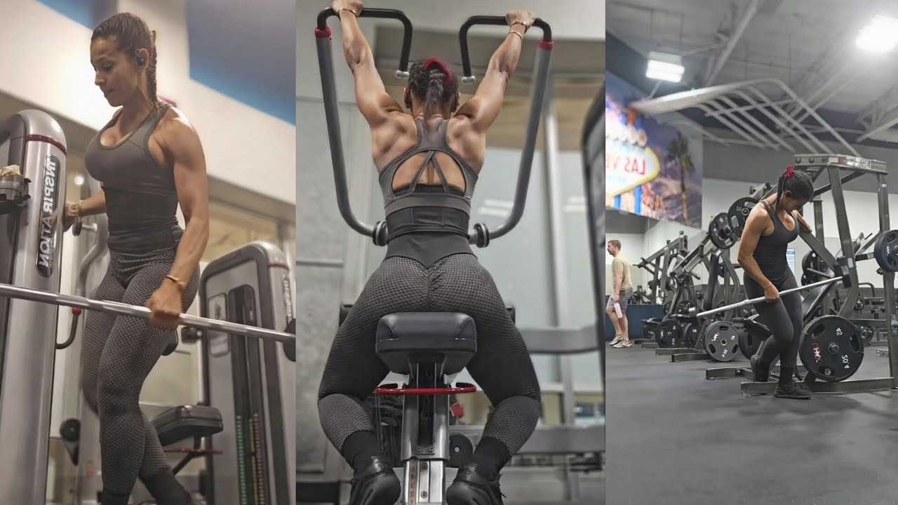 Strong Gym Girl Workout Back & arms  | Gym Girl Routine